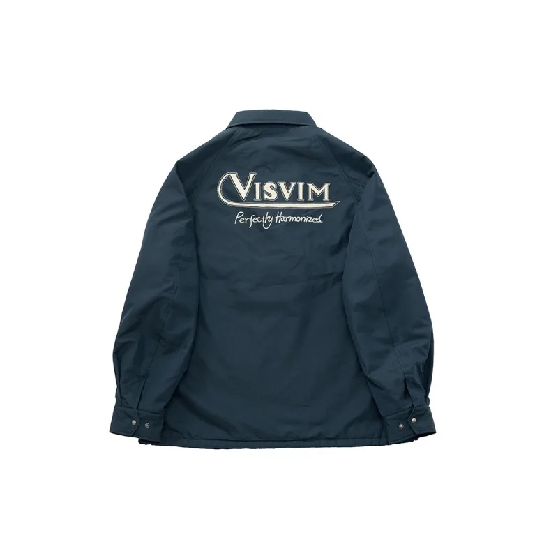 24AW High Street VV Fleece-lined Embroidered Loose-fit Jacket Men's Casual Comfortable Coats Men's Clothing Women' Clothes