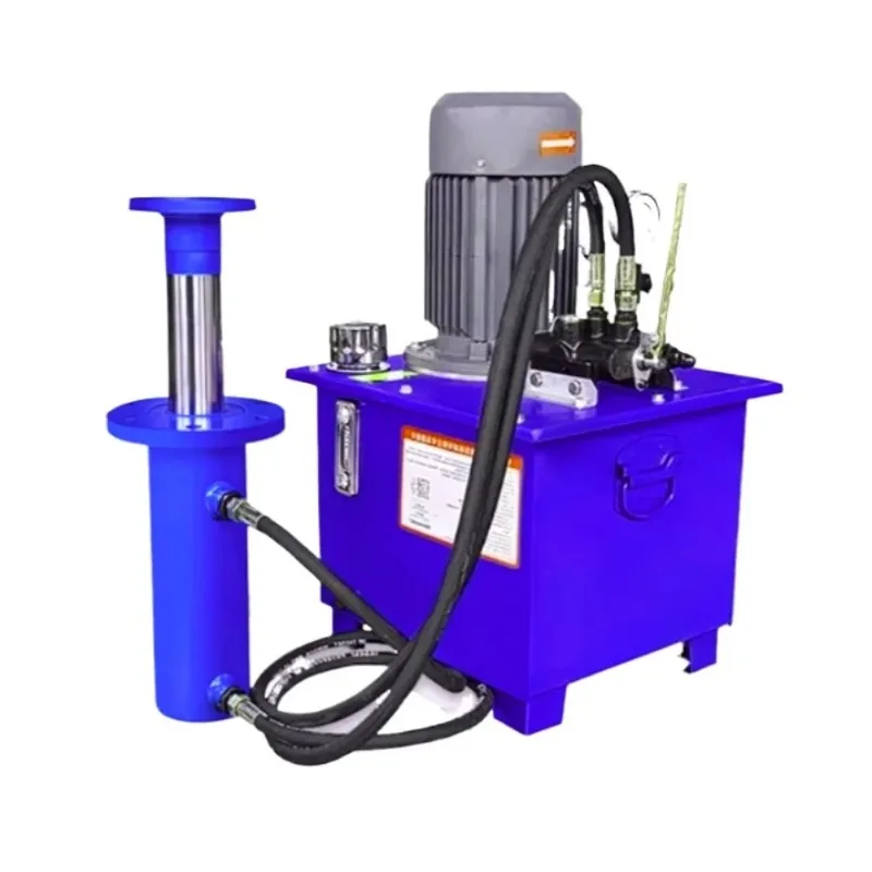 Hydraulic Cylinder Baler Station Complete Hydraulic System Electric Oil 15T