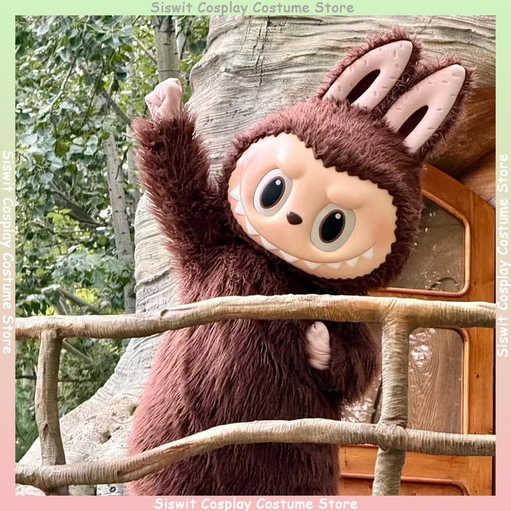 

В наличии Abubu персонаж мультфильма Cos The Monster кукла костюм для взрослых Labu милый плюшевый костюм куклы новая вечеринка аниме карнавальный наряд