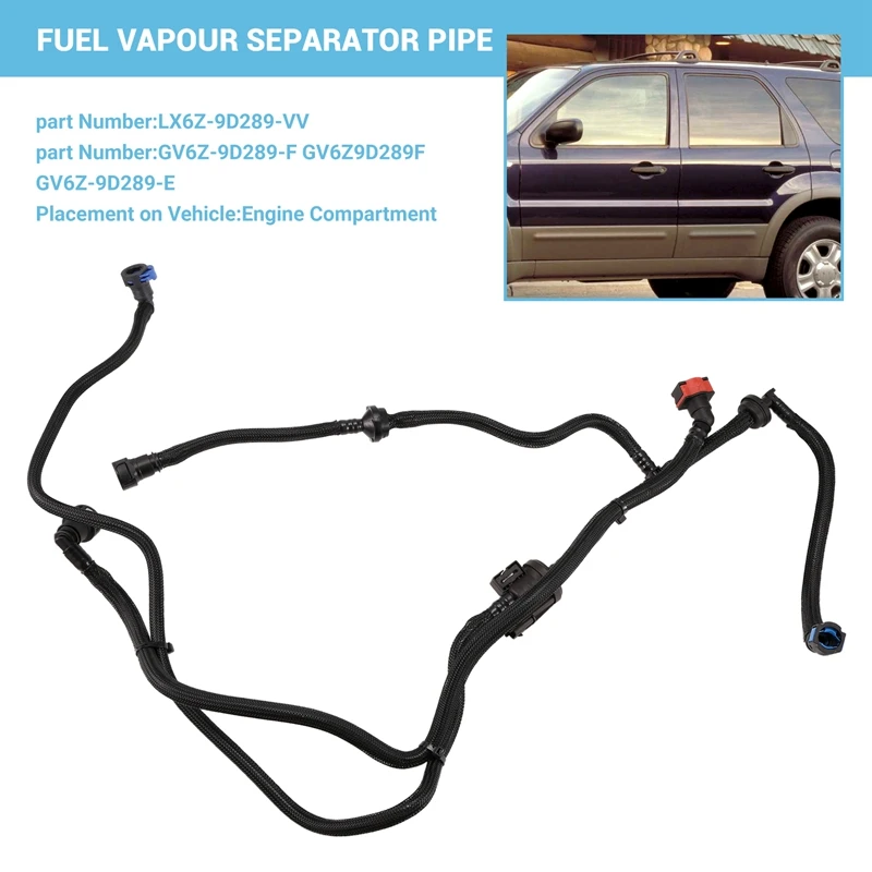 

LX6Z-9D289-VV Vapor Canister Evap Purge Solenoid Valve Fuel Vapour Separator Pipe For Ford Escape Corsair 1.5L 2X