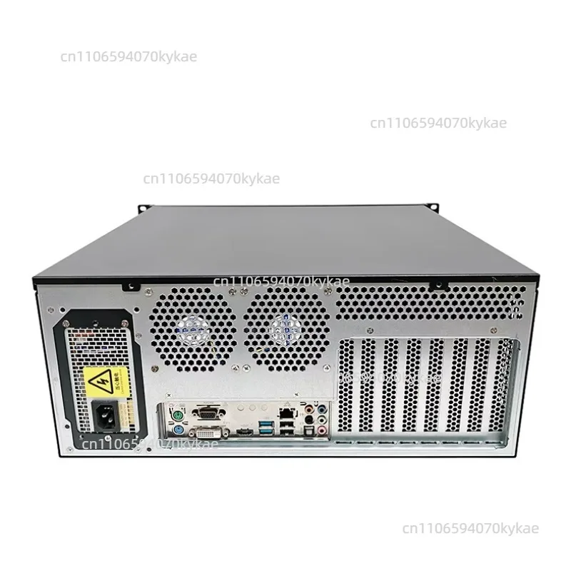 430mm Depth 4U Industrial Rack Case, Support 360 Water Cooling, SFX ATX Power Compatible, USB3.0