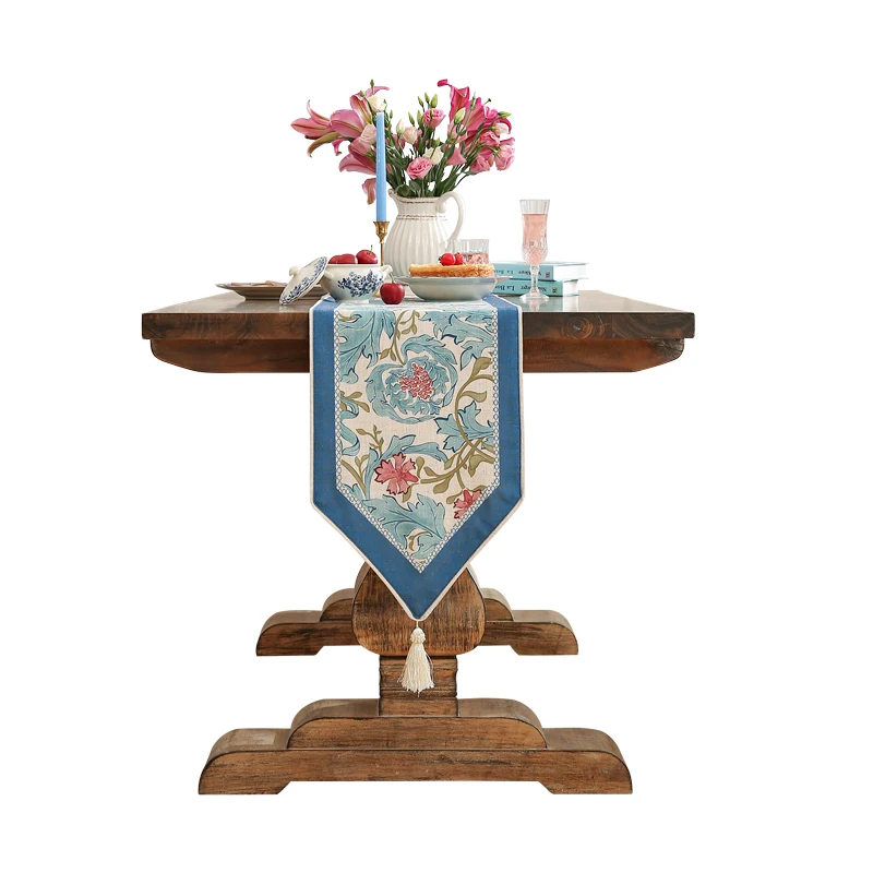 

Table runner long tablecloth light luxury high-end ins style shoes cabinet towel TV cabinet decorative fabric table runner