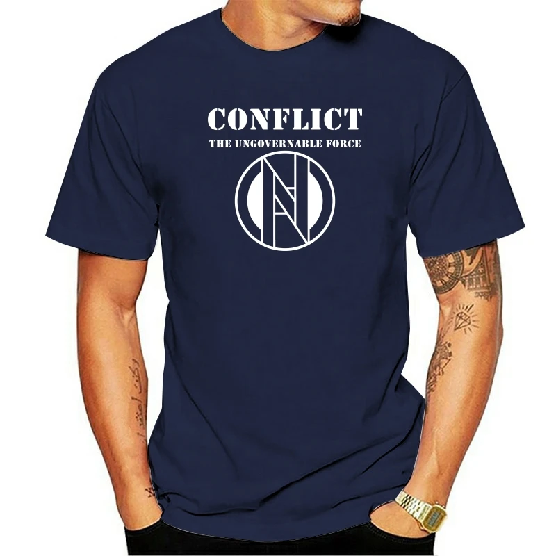 

CONFLICT shirt UNGOVERNABLE FORCE ANARCHO PUNK PEACE UK