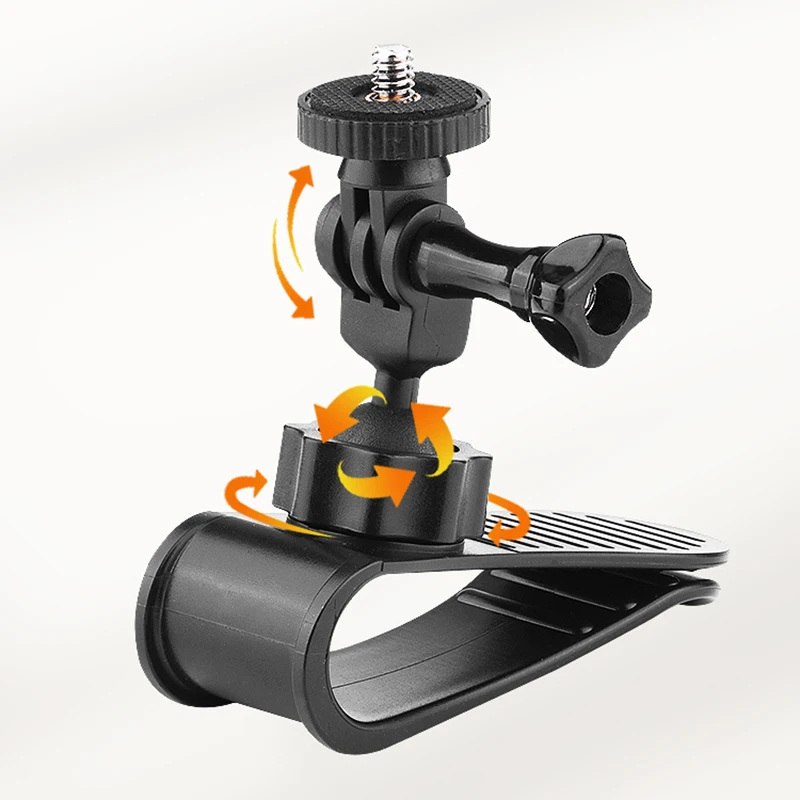 Автомобильное крепление для камеры Gopro Action Cam, автоматическая поддержка для Go Pro Pov, держатель для записи, подставка, спортивный кронштейн для камеры, подставка