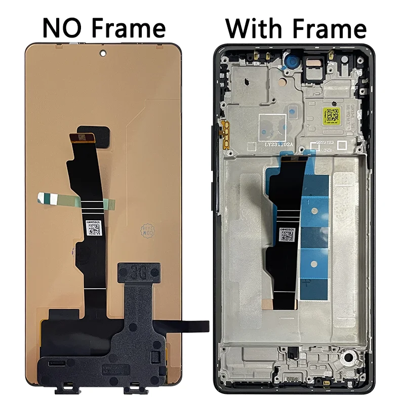 6.67"New M6Pro 4G Display Screen With Frame For Xiaomi Poco M6 Pro 4G LCD Touch Screen Digitizer Assembly Replacement