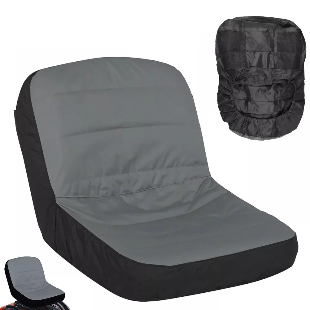 

Comfort Tractor Seat Mower Seat Cover Wear-Resistant Convenient Storage Pockets Easy Installation Padded Comfort