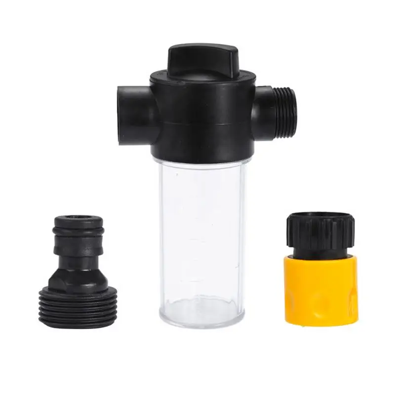 

Car Washer Foam Pot Adjustable Washing Foamer Quick-connect Integrated 3 Levels Knob Foam For Sprayer Watering Cleaning