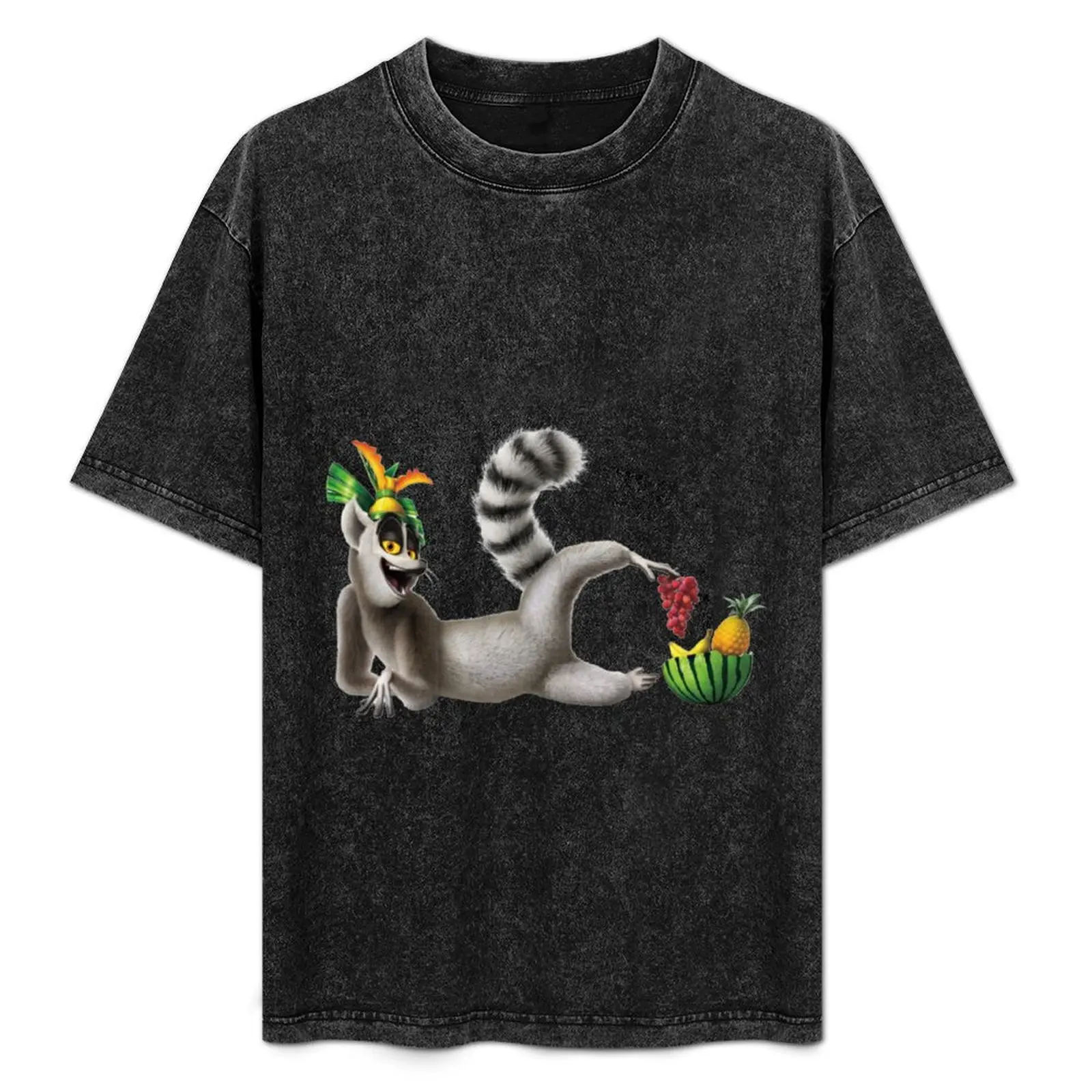 

king julien T-Shirt Basic Daily Outfit Short Sleeve Tee