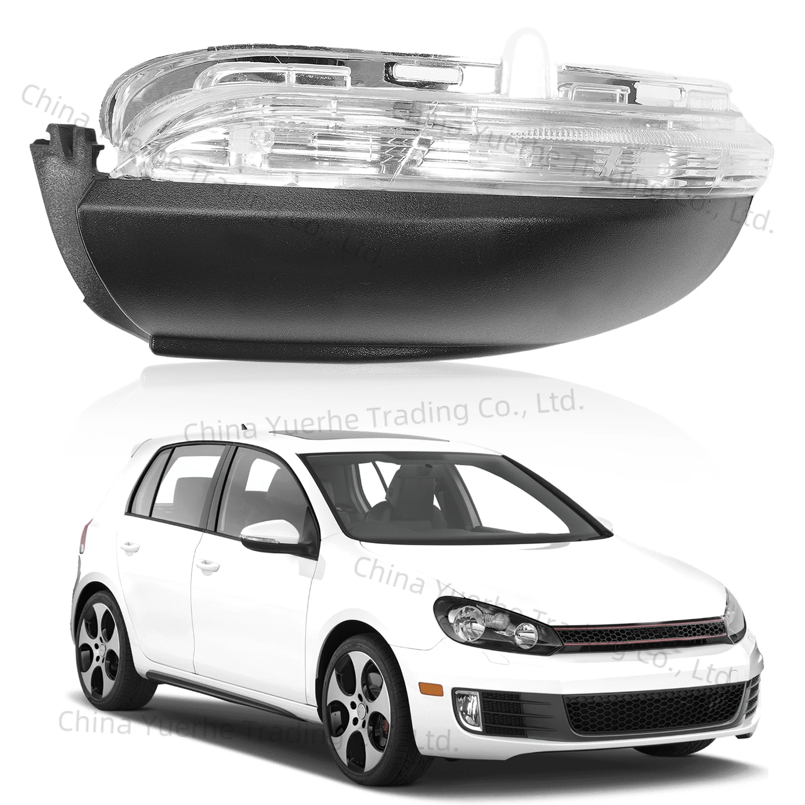 5K0949102 LED Side Mirror Indicator Left Driver/Right Passenger Side for GOLF 6 2010-2012 TOURAN I 2010-2015
