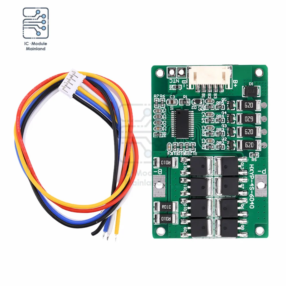 4S 3.2/3.7V 18650 Li-Ion BMS PCB Buck-Boost Circuit Protection Board Unit Balancing Function