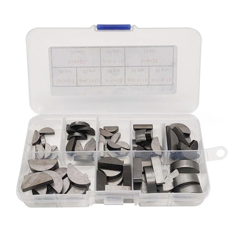 Multifunction Woodruff Keys set with Storage Box for Power Transmission in Machinery Dropsale