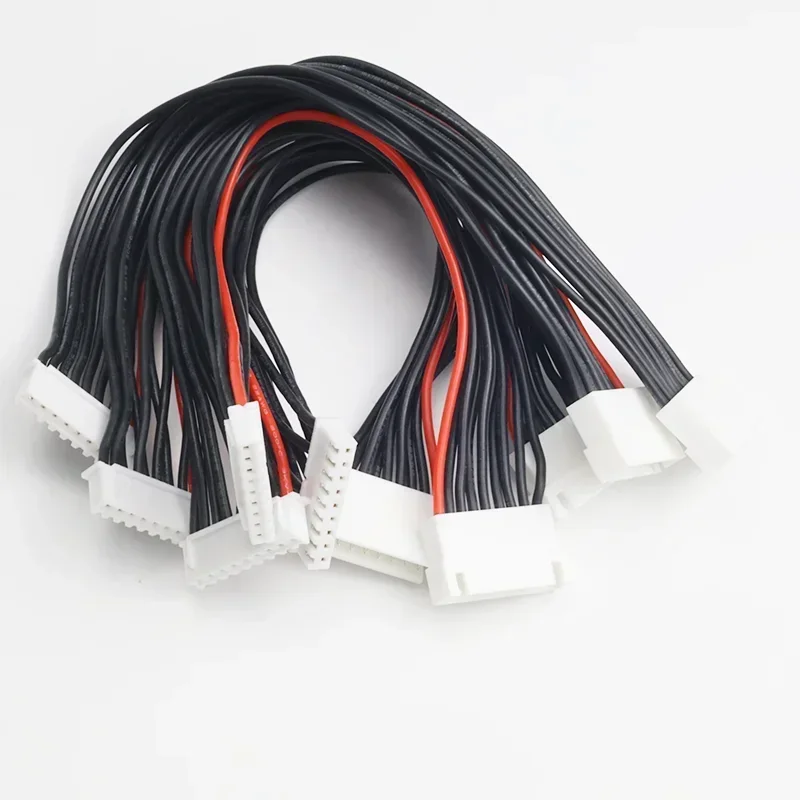 10pcs JST-XH 1S 2S 3S 4S 5S 6S 7S 8S 30cm 22AWG Lipo Balance Wire Extension Charged Cable Lead Cord for RC Lipo Battery charger