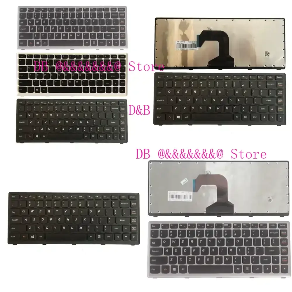 Teclado de laptop US para Ideapad S300 S400 S405 S400T S400u M30-70 25208654 25208594