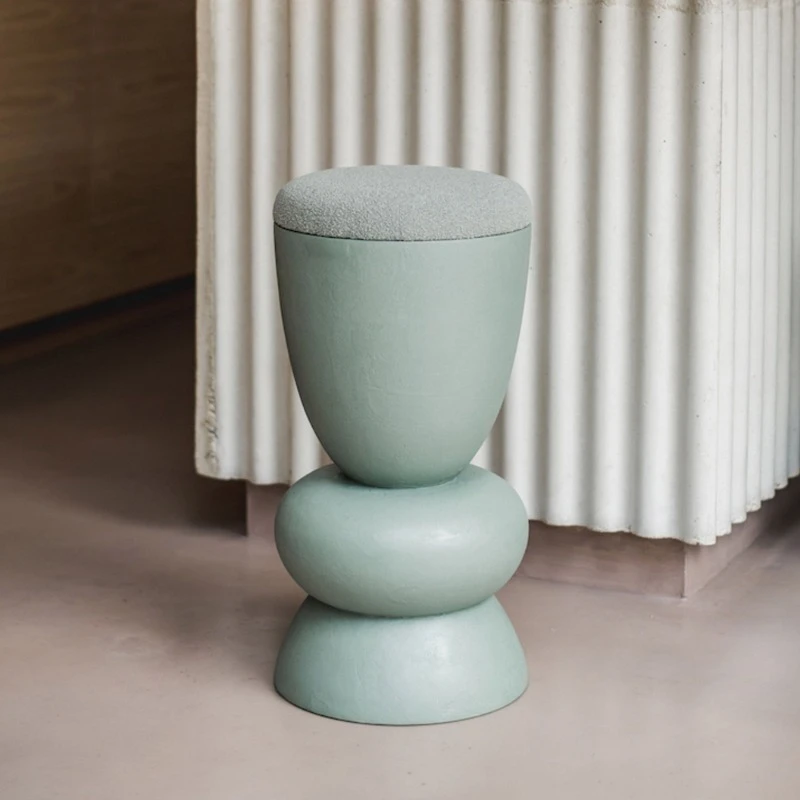 Living room stool modern simple wooden stool study living room bedroom