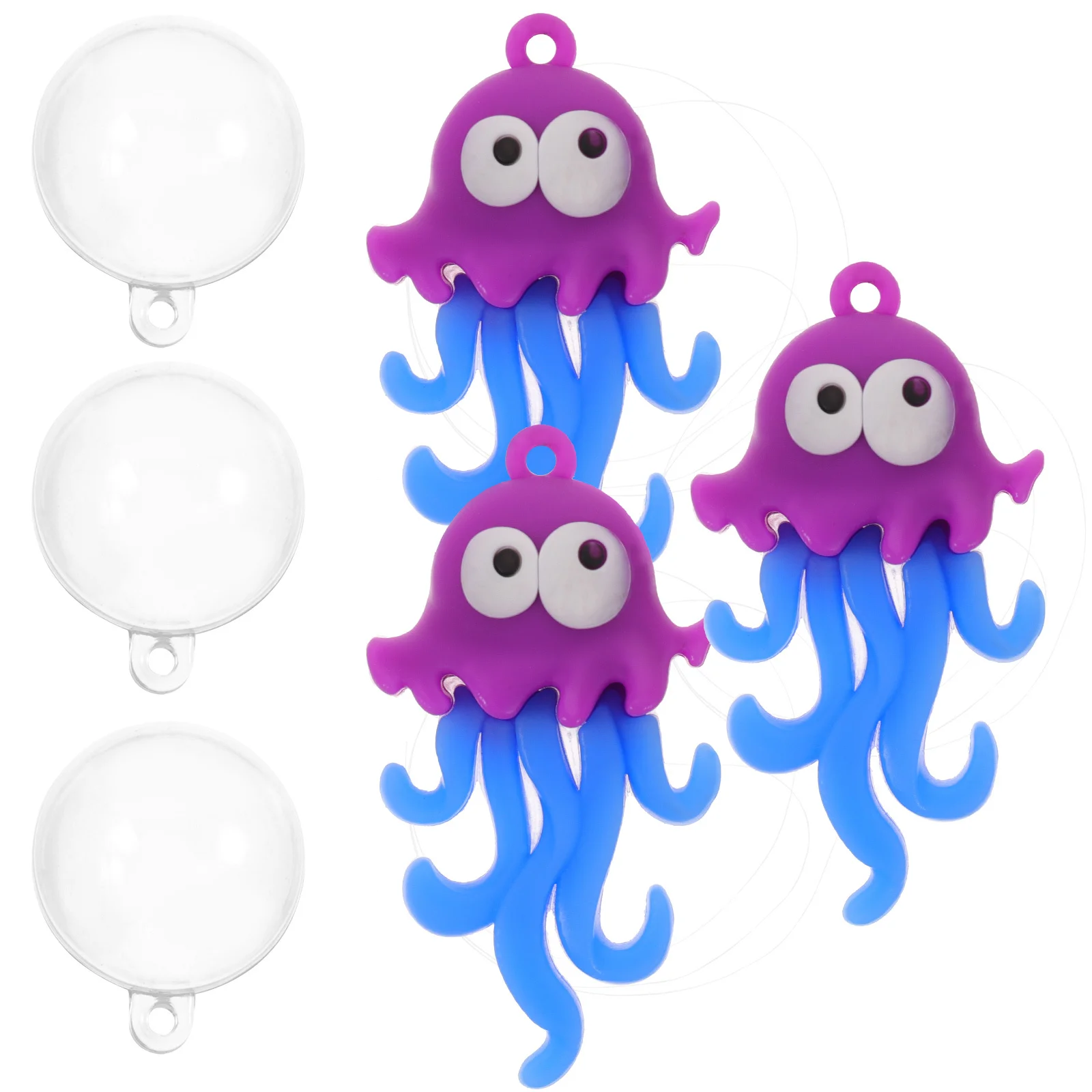 

3pcs Fish Tank Decorations Floating Marine Animal Figurines Aquarium Layout Props For Glass Water Tank Decorative Accessories