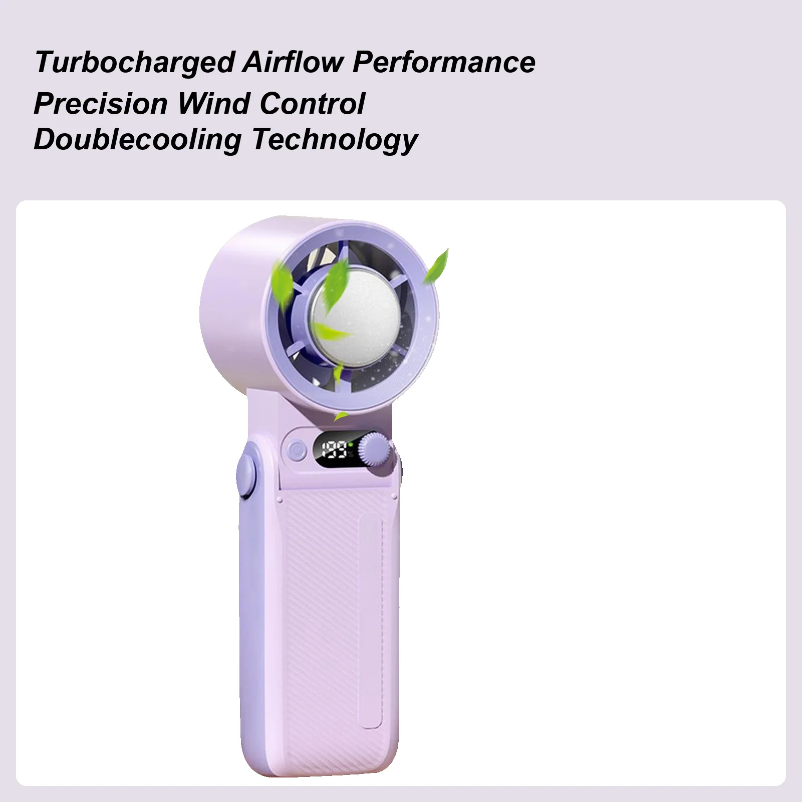 

Handheld Fan Rechargeable Handheld Fan 6000mAh 199 Speed Foldable Lightweight Conditioner Cooler For Car Office Camping Bedroom