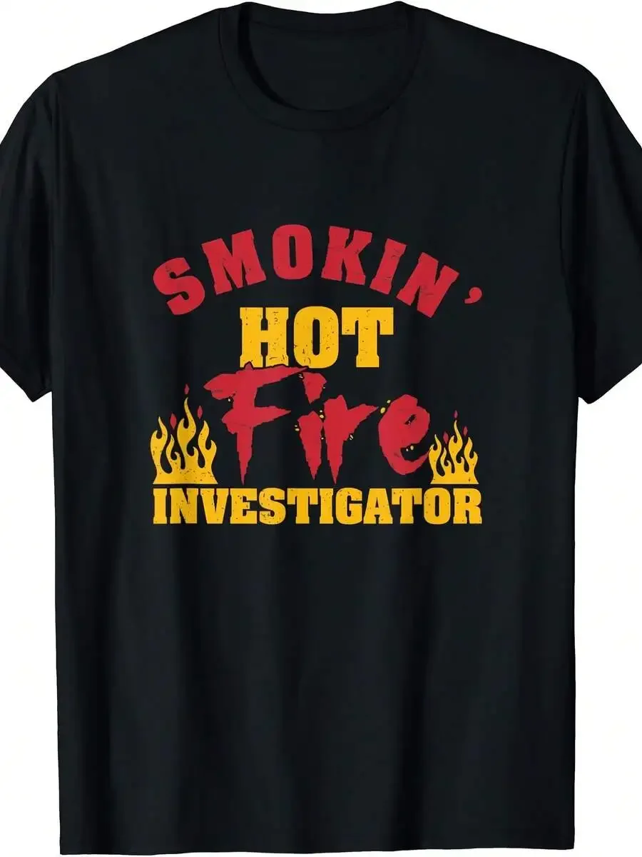 Cool Fire Investigator Investigator Men's-Shirt, Fun Career, 1 Piece, Sizes S-