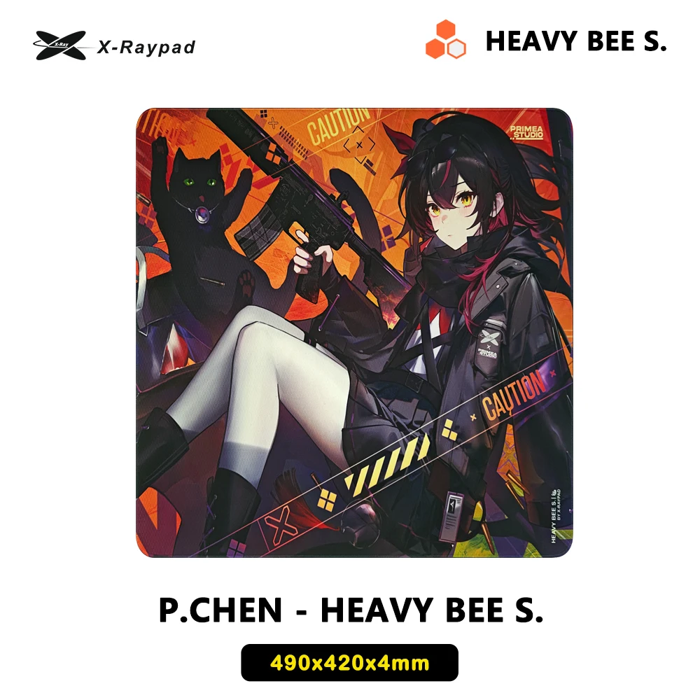 490x420x4mm X-Raypad Unique Heavy Bee Esports Mousepad – P.CHEN Heavy Bee S. Soft