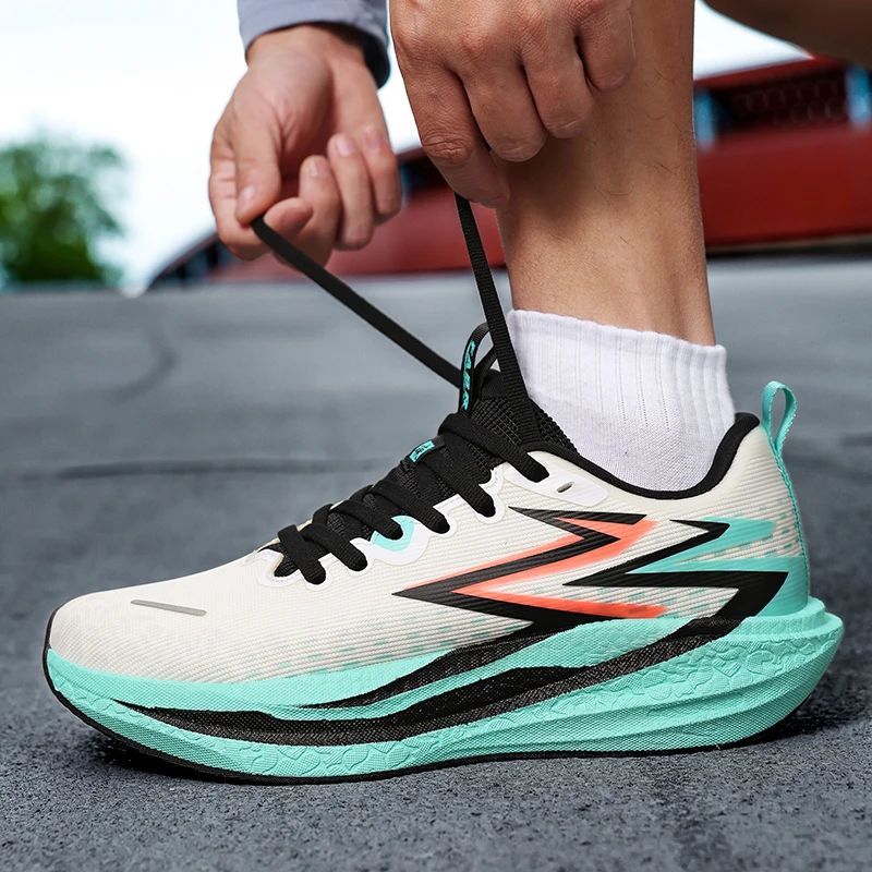 

Мужская осенне-зимняя новинка, спортивная повседневная обувь с низким берцем и мягкой подошвой, легкая дышащая сетка - модные уличные походные ботинки