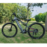 RANDRIDE 17AH E-MTB 27.5/29 Inch Electric Mountain Bike Full Suspension with Hidden Battery