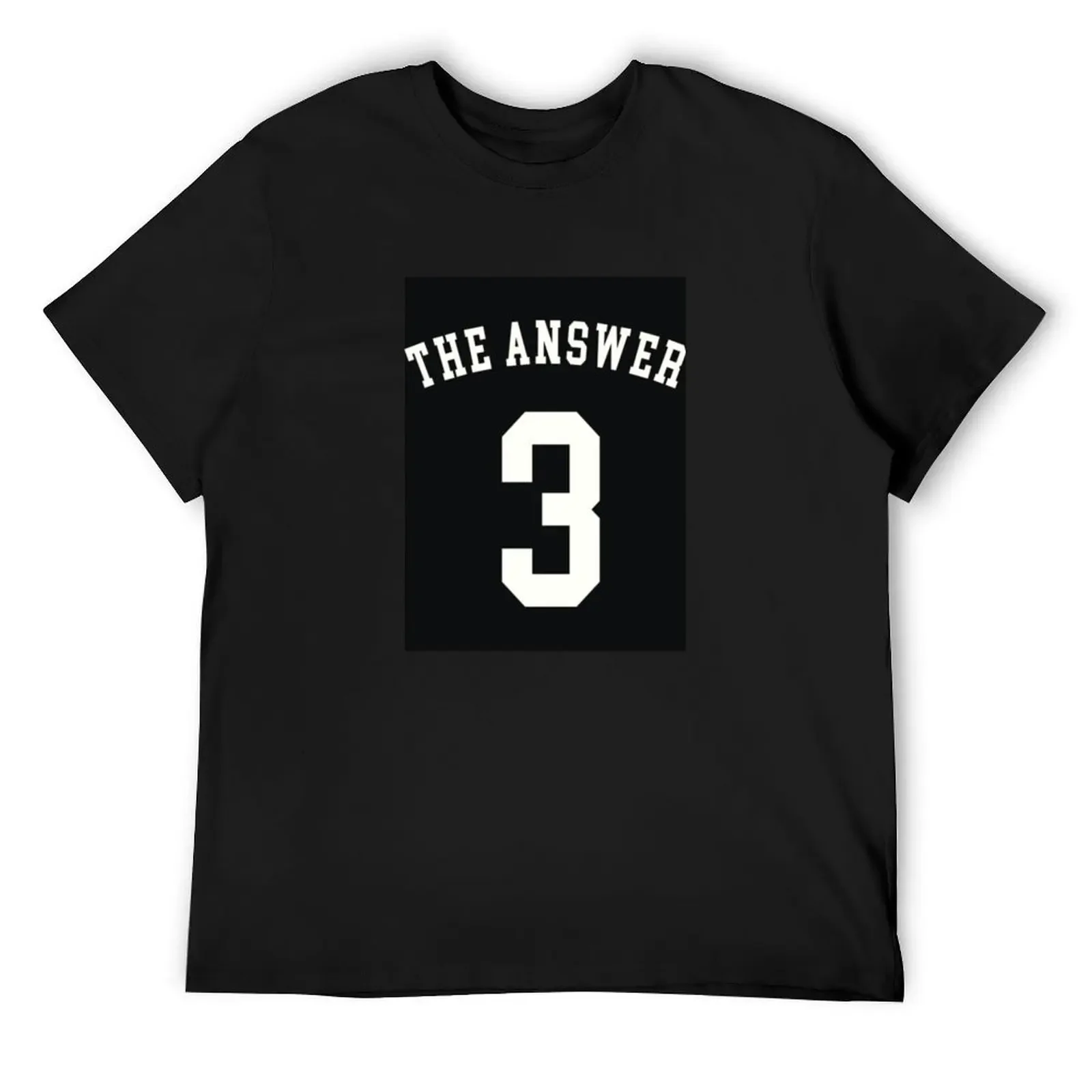 The answer #1 T-Shirt blanks shirts graphic tee sports fans outfits for men