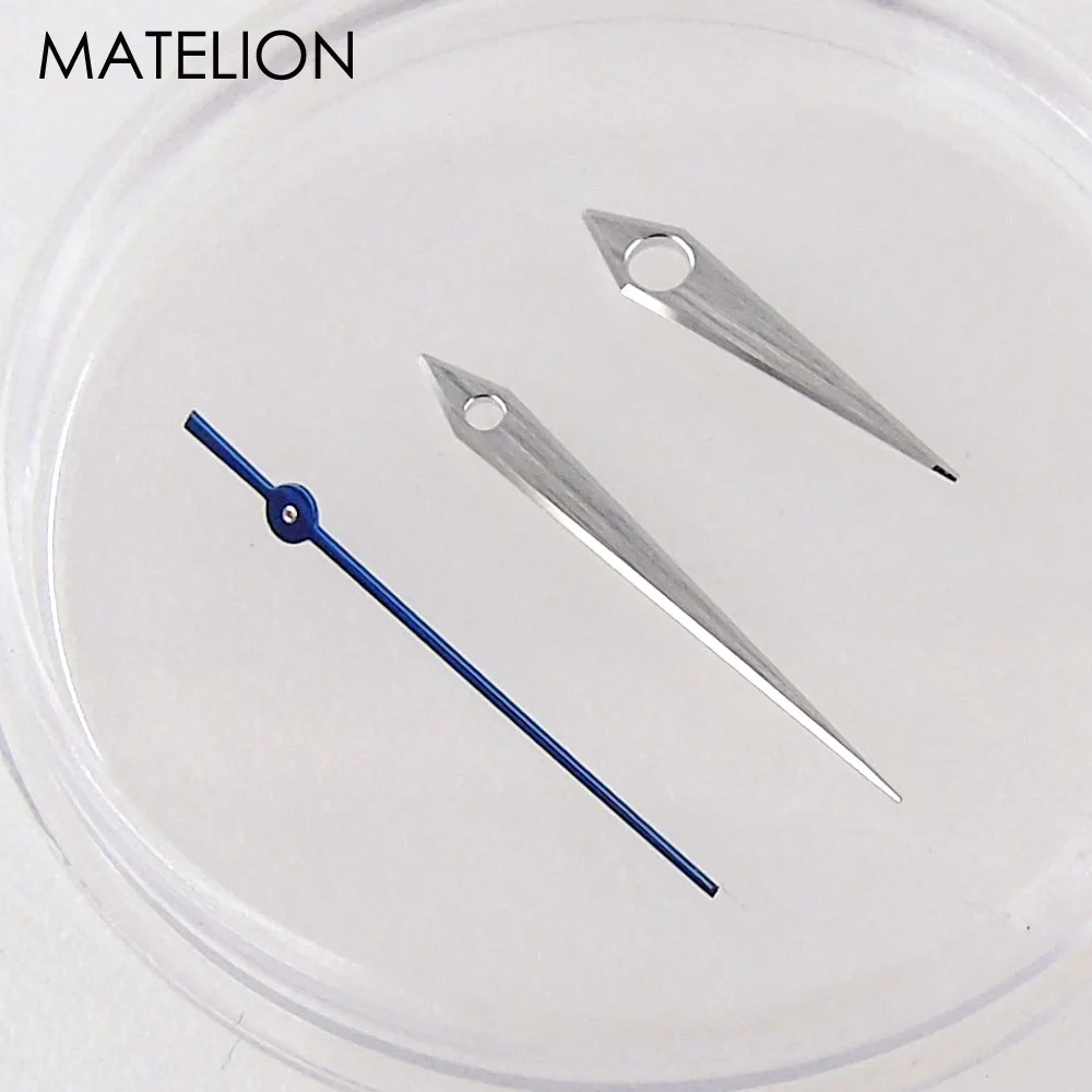 ساعة يد معدنية أيدي سيف لـ NH35 NH36 NH38 NH70 NH71 NH72 4R35/36 7s35/36 7009 أزرق/فضي حافة مصقولة #6