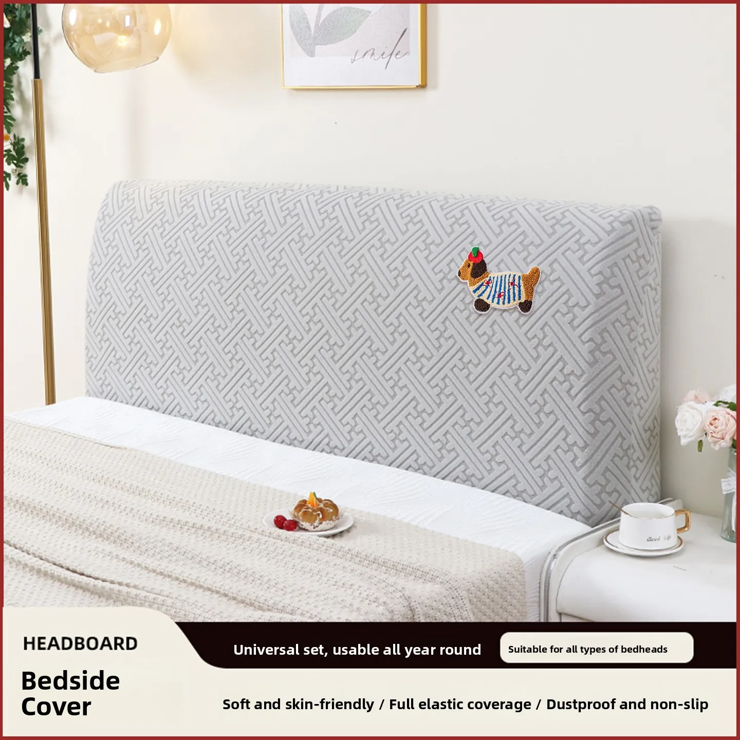 Funda de colchón de diseño sencillo de .8m, cubierta universal de tablero de madera resistente al polvo, funda completa para ocultar el colchón desagradable del dormitorio.