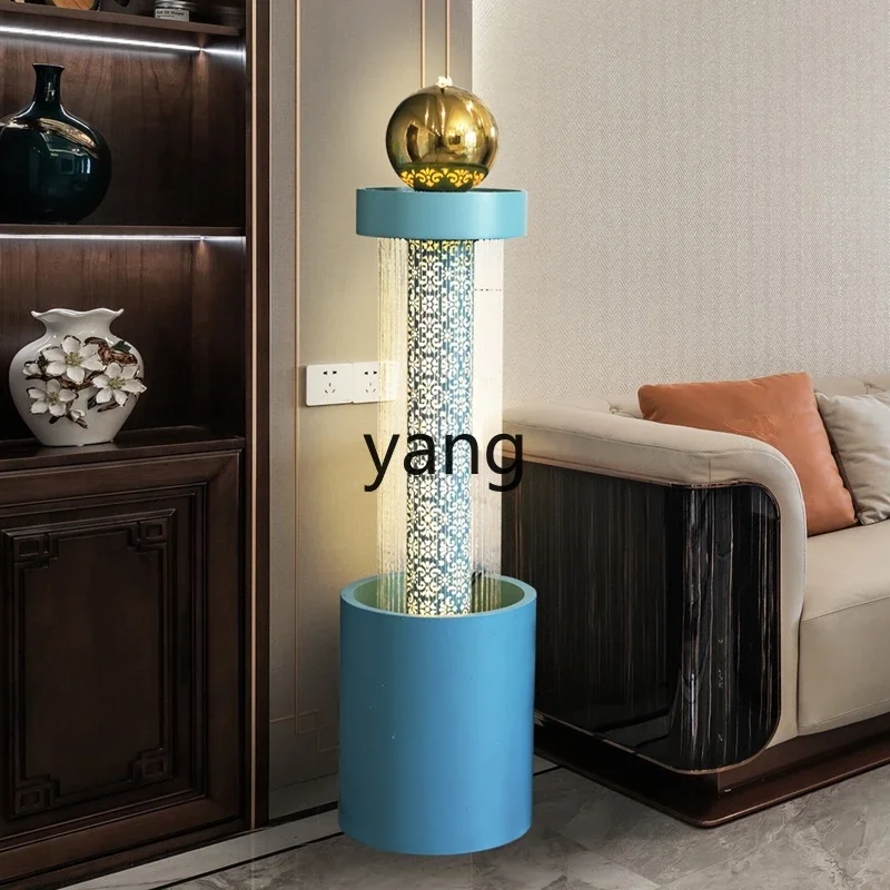 CX modern light luxury floor-to-ceiling circulation, flowing water makes money, living room high-end ornament
