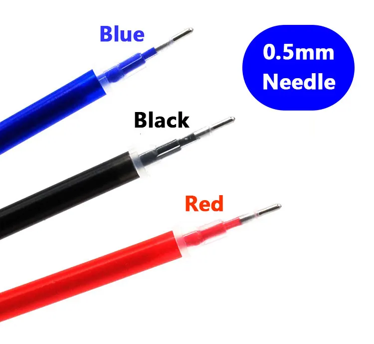 26Pcs Kawaii Erasable Pens 0.5mm Blue red Black refill for Writing Cute Gel Pens School Supplies Stationery Office Accessories