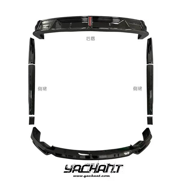 

ABS BYD Sealion 7 EV Body Kit EGF Style Front Lip Side Skirt Extension Rear Diffuser Custom Body Parts For Sealion 7 EV