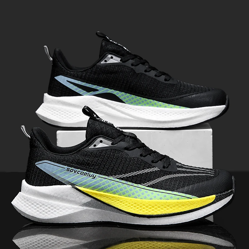 Marathon Casual Men‘s Sneakers Shoes Carbon Board Sports Men Running Shoes Comfortable Lightweight Women's Athletic Sneakers