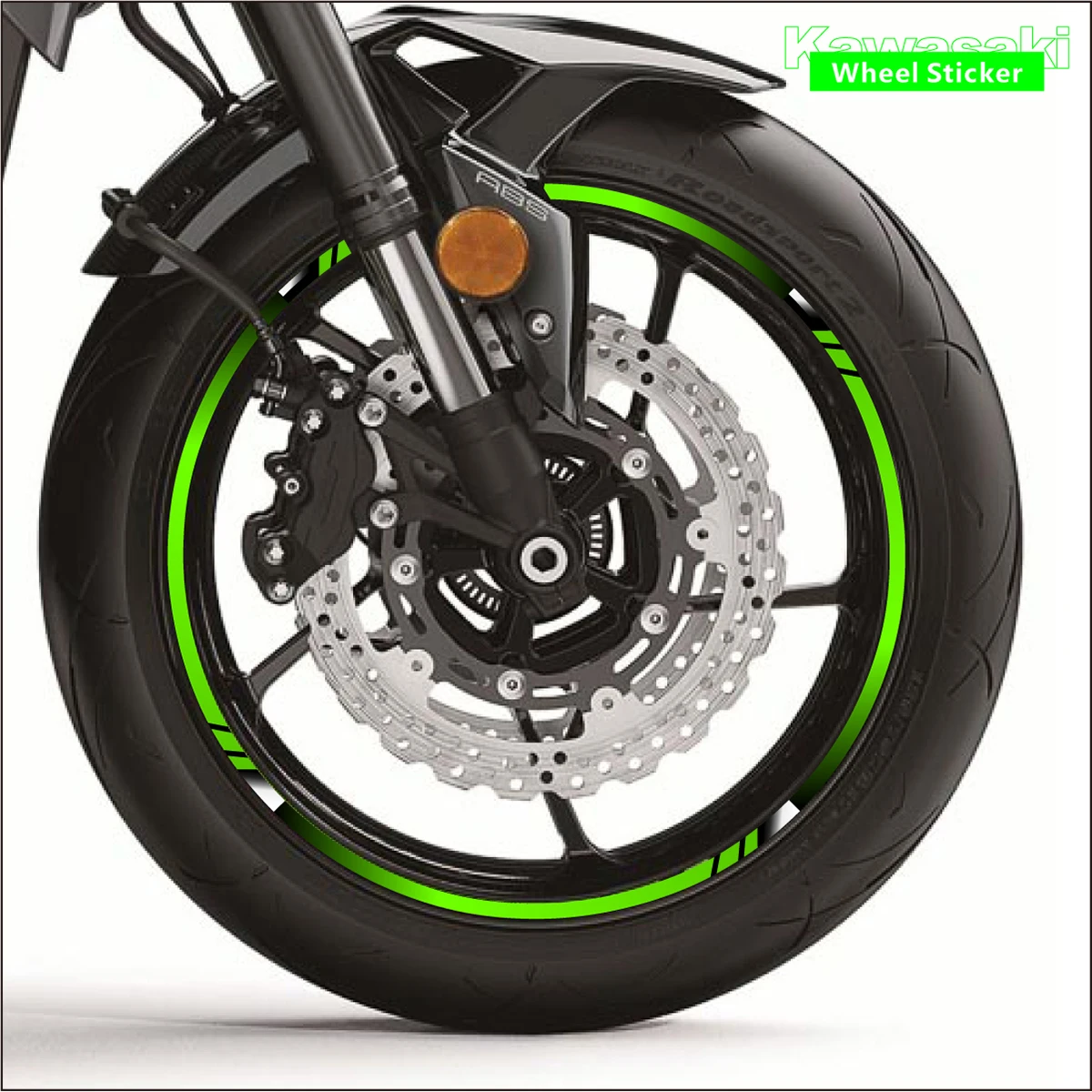 

Наклейки на колеса мотоцикла для Kawasaki z750, z800, z650, h2r, z900, z1000, 250sl, Ninja 300, w800, Er6n, z400, Zx6r, наклейки на обод мотоцикла