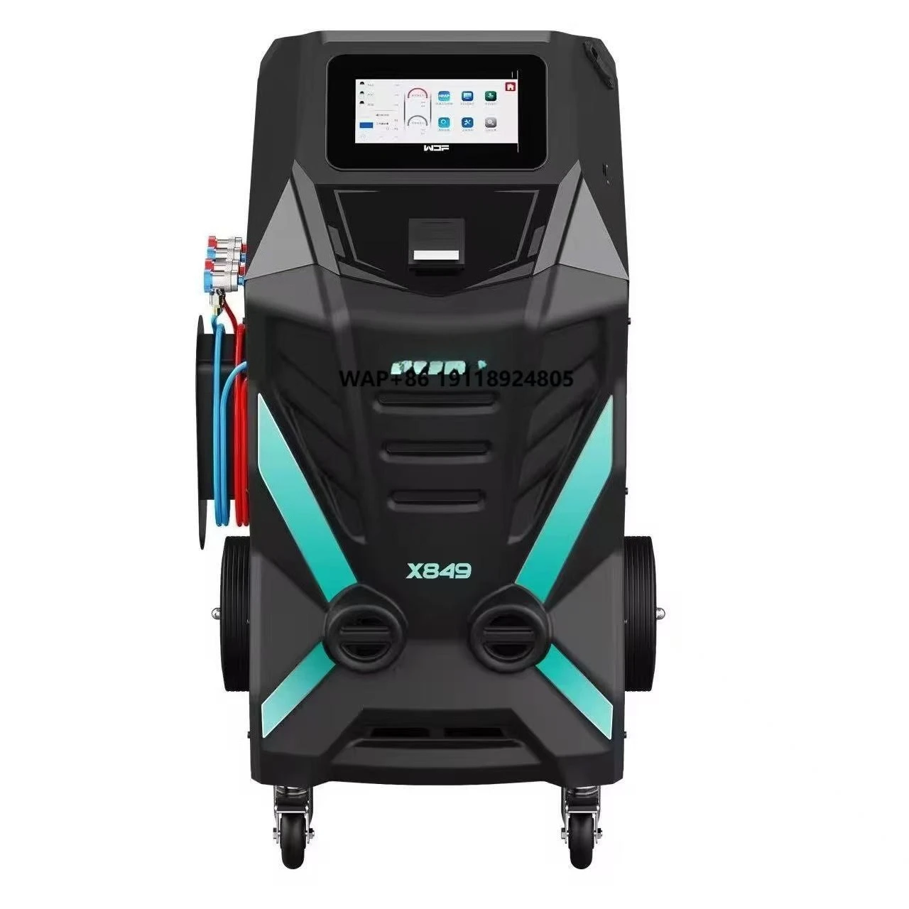 Wonderful X849 Automotive air Conditioning Fully Automatic Refrigerant Machine with R134a and 1234yf Dual System Refrigerants