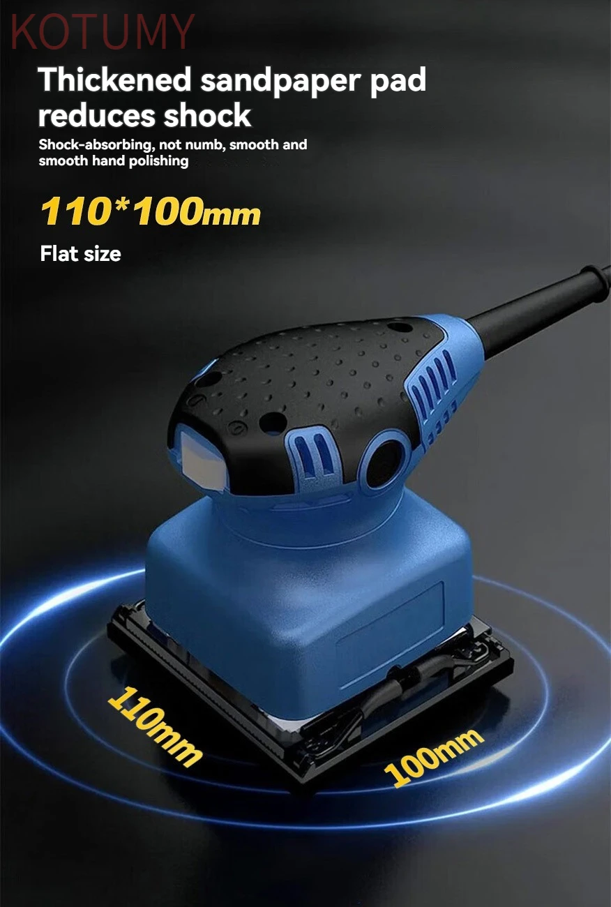 Flat sanding machine S1B-FF03-100X100S sandpaper machine electric sandpaper machine furniture sanding