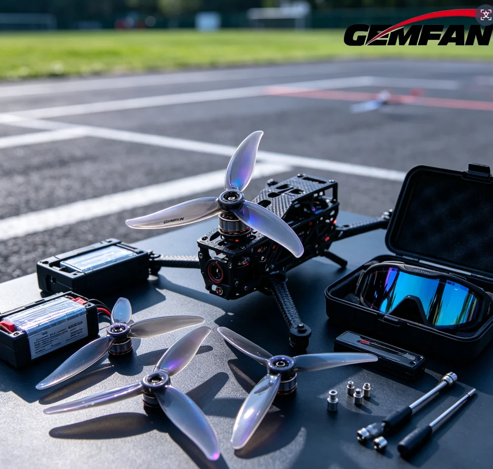 Gemfan VANOVER5136 Vannystyle 3-Blade PC Propeller 5.1x3.6x3 5mm 4.3g CW CCW 2207 for 4S 6S FPV Freestyle Drone