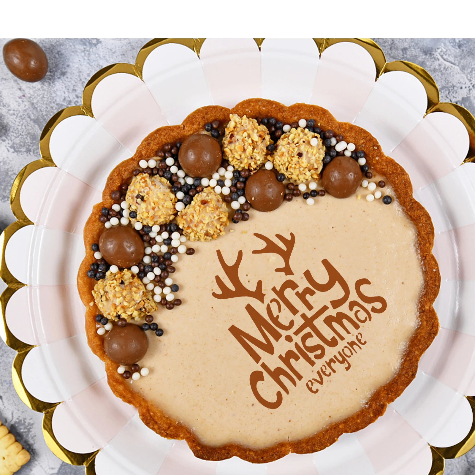 

12 Pcs Biscuit Mold Christmas DIY Dessert Chocolate Decorate Coffee Art The Pet Cookies