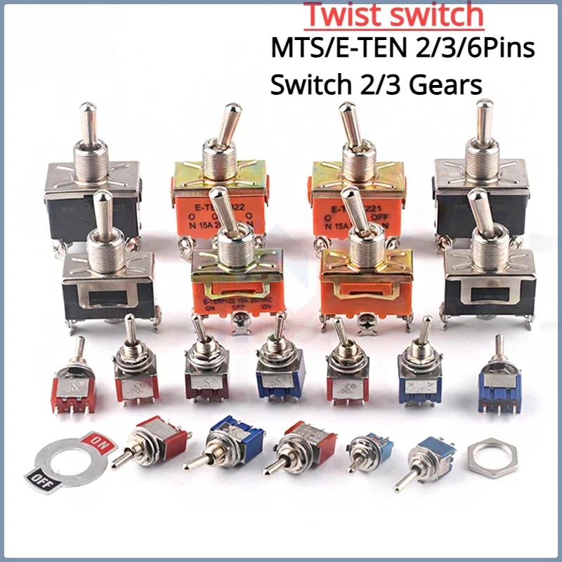 

1Pcs toggle button twister head rocker arm pull toggle MTS-102 202 E-TEN1021 2nd and 3rd gear