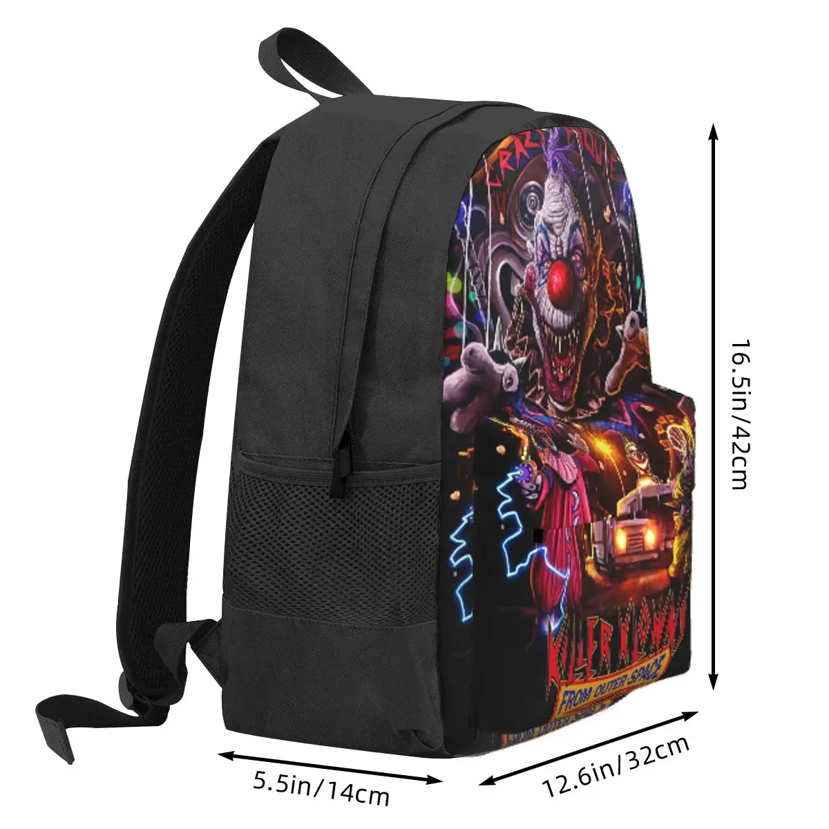 Killer Klowns From Outer Space Backpack Daypack Large Capacity Boys Girls BookBag School Bag Shoulder Bags for Men Women