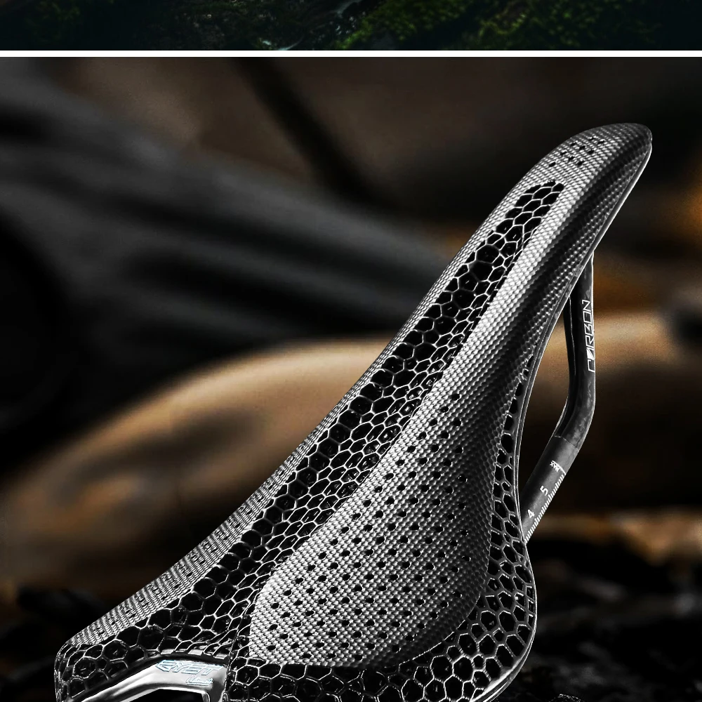 RYET Ultraleichter Carbon 3D-Gedruckter Fahrradsattel 190g/210g 7*9 Fahrrad-Sitzkissen für Rennrad MTB Mountain Gravel Radzubehör – Detail 26