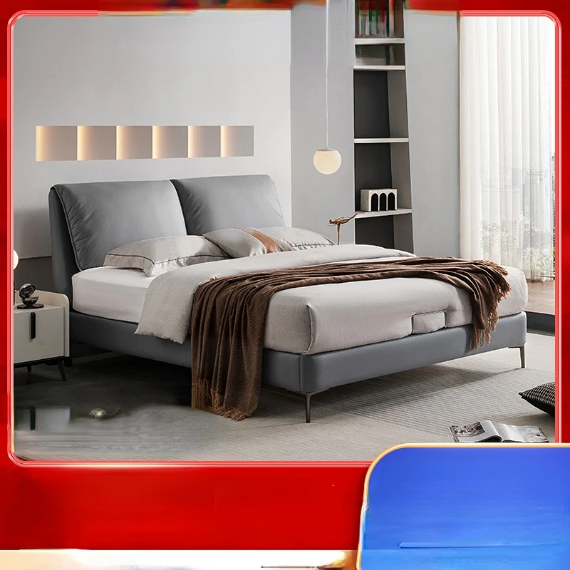 

Modern minimalist technology cloth bed elephant ear bed master bedroom bedroom furniture