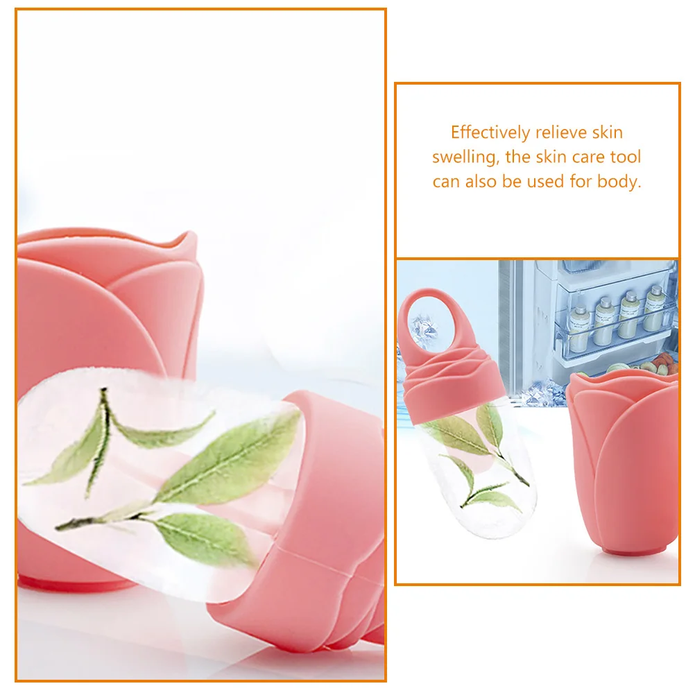 Silikon Gesicht 46 ml abnehmbares Design für Schwellungen Reduzierung Pflege Werkzeug Gesichtsmassage Roller Gesundheitspflege