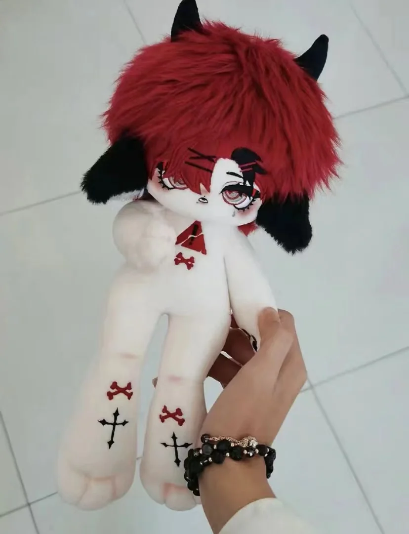 Plushie Monster Demon Devil Red Cool Guy 30cm Doll Toy Body Stuffed Game Cosplay Kids Gift Cute X Limited