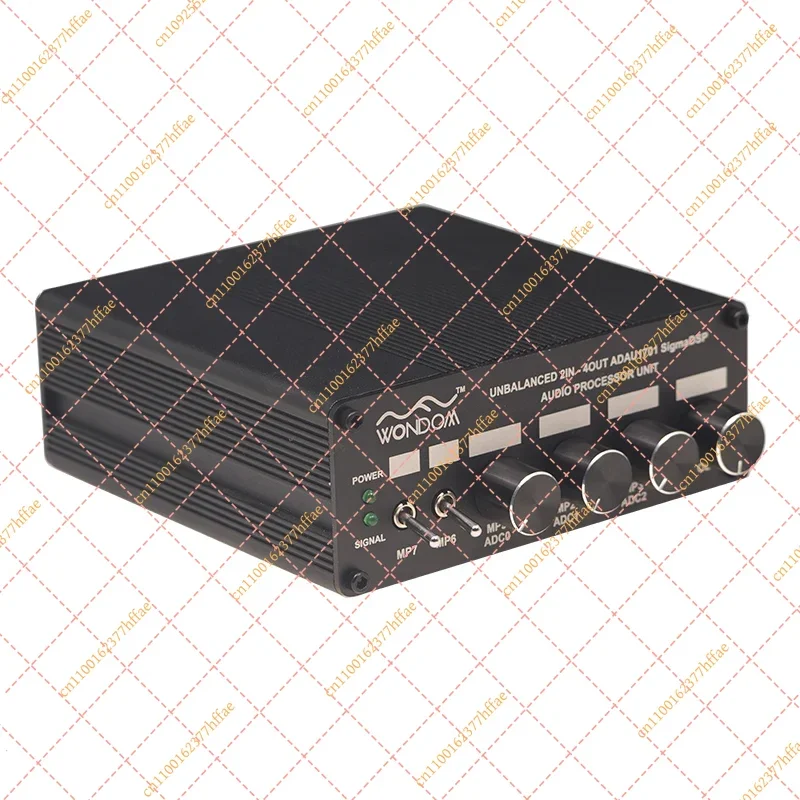 JY ADAU1701 2.1 4.0 DSP Audio Processing 24-bit ADC/DAC 2 In 4 Out Electronic Crossover for Subwoofer 48kHz Support SigmaStudio