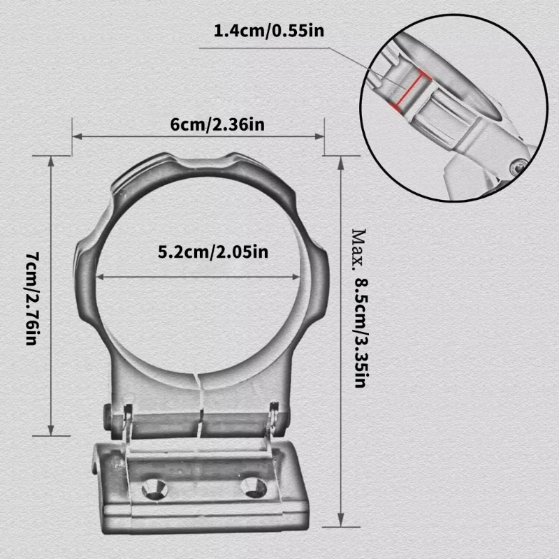 Supporto per montaggio su per misuratore calibro automatico Staffa montaggio per misuratore pilastro per auto da 2