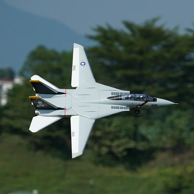 Xfly ตัวแปรกวาดปีกรีโมทคอนโทรลเครื่องบิน F-14 Tomcat Fighter Jet Dual 40 มม.พัดลมไฟฟ้า RC รุ่นของเล่นเด็กของขวัญ