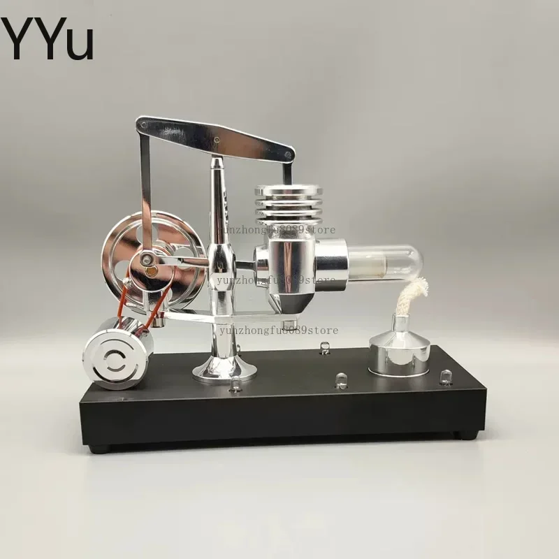 Stirling Engine Model Alcohol Generator,External Combustion,Thermal Power Thermal Energy Machine,Physical Thermodynamics Experie