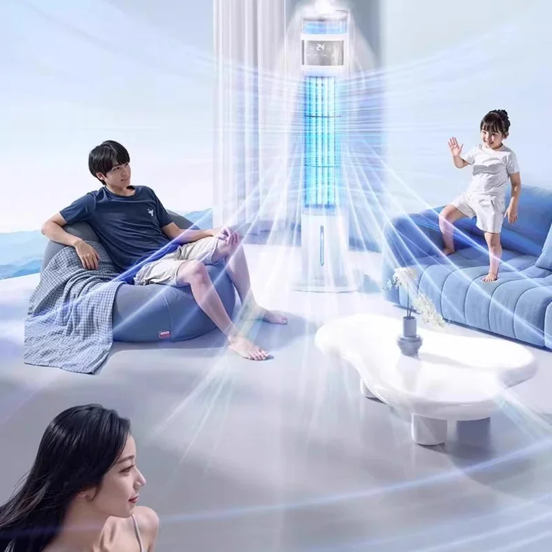 ‌ مبرد هواء Pro Turbo Mist Floor مقاس 910 مم - نظام الرياح الجليدية بالطرد المركزي مع مؤقت ووضع نوم منخفض الضوضاء لغرفة النوم ‌