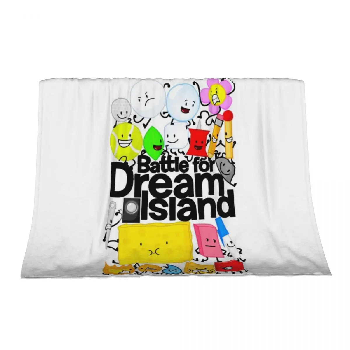 

Battle for dream island Throw Blanket Hairy Soft Plush Plaid Hair for winter Blankets