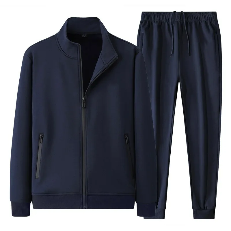 Men's Casual Suit Fashionable Breathable Warm Outdoor Hiking Camping Cycling Running Training Men's Sports Two-piece Set