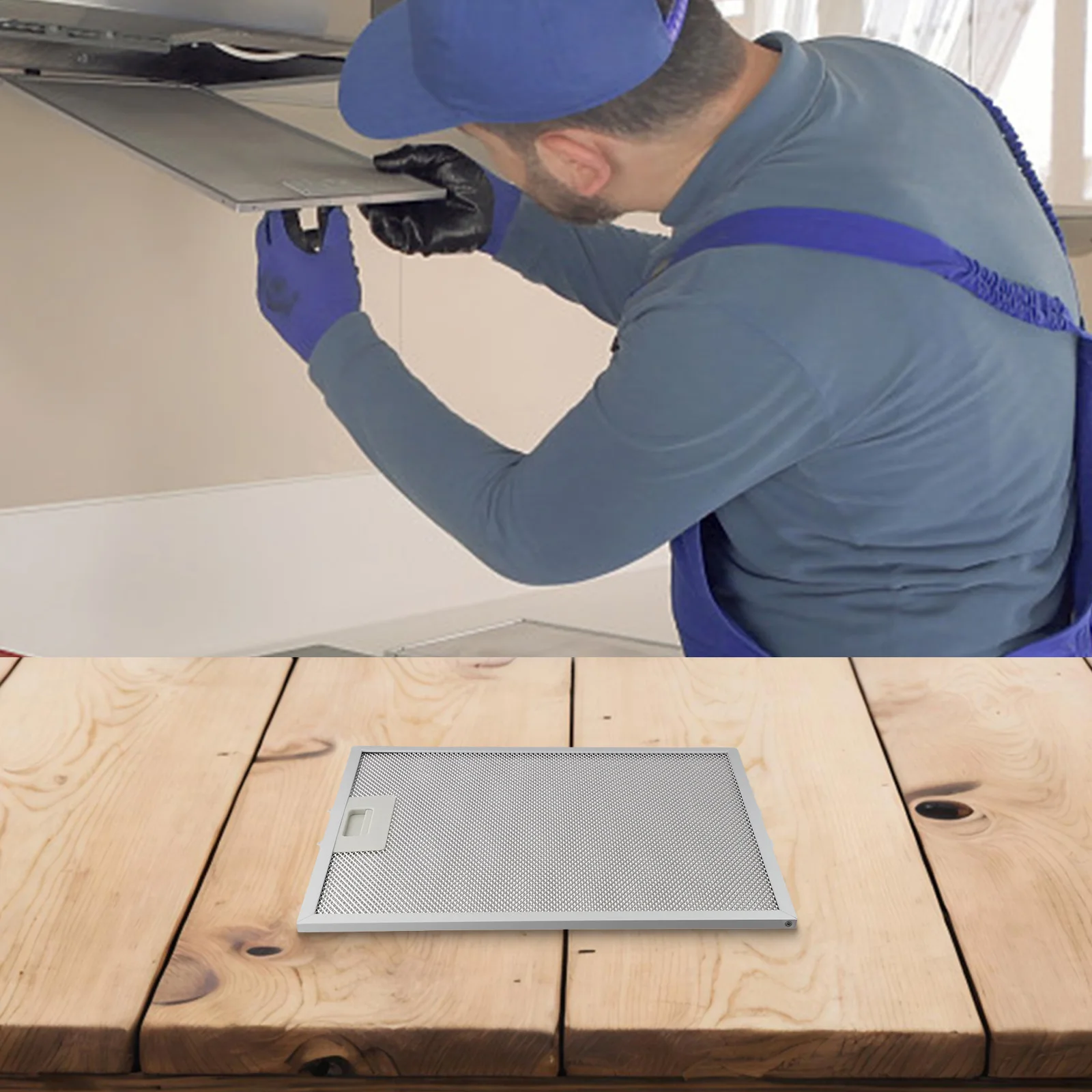 

Для кухонной вентиляции, металлический сетчатый фильтр для домашней кухни, 363x277x9 мм, долговечный фильтр, 5-слойная фильтрация